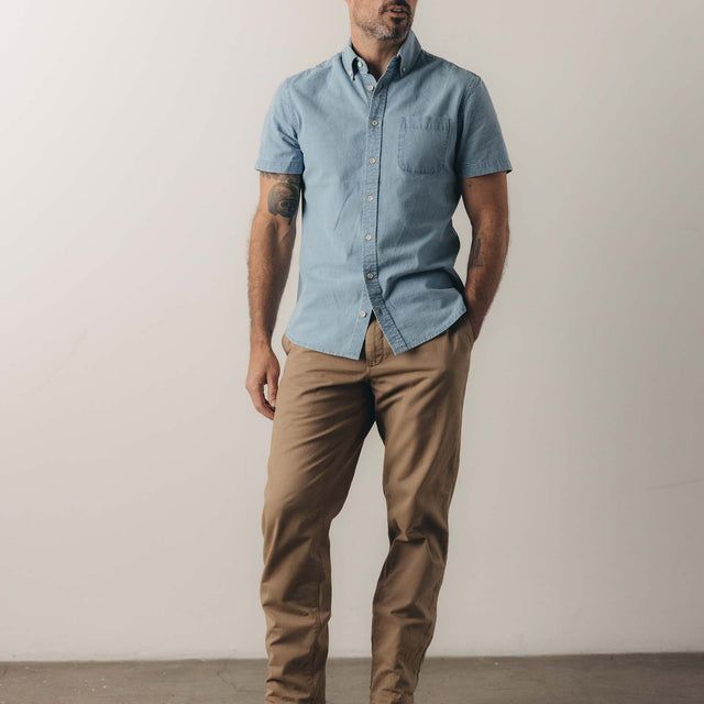 The Short Sleeve Jack | Washed Indigo Oxford