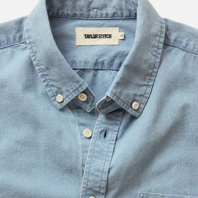 The Short Sleeve Jack | Washed Indigo Oxford