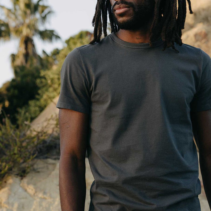 The Organic Cotton Tee | Faded Black