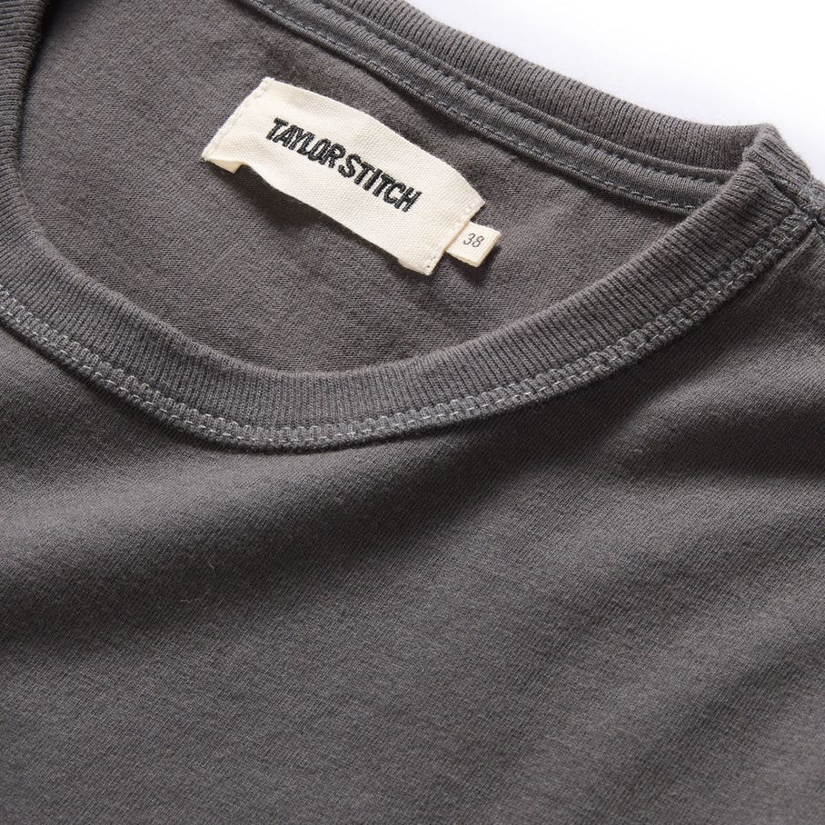 The Organic Cotton Tee | Faded Black