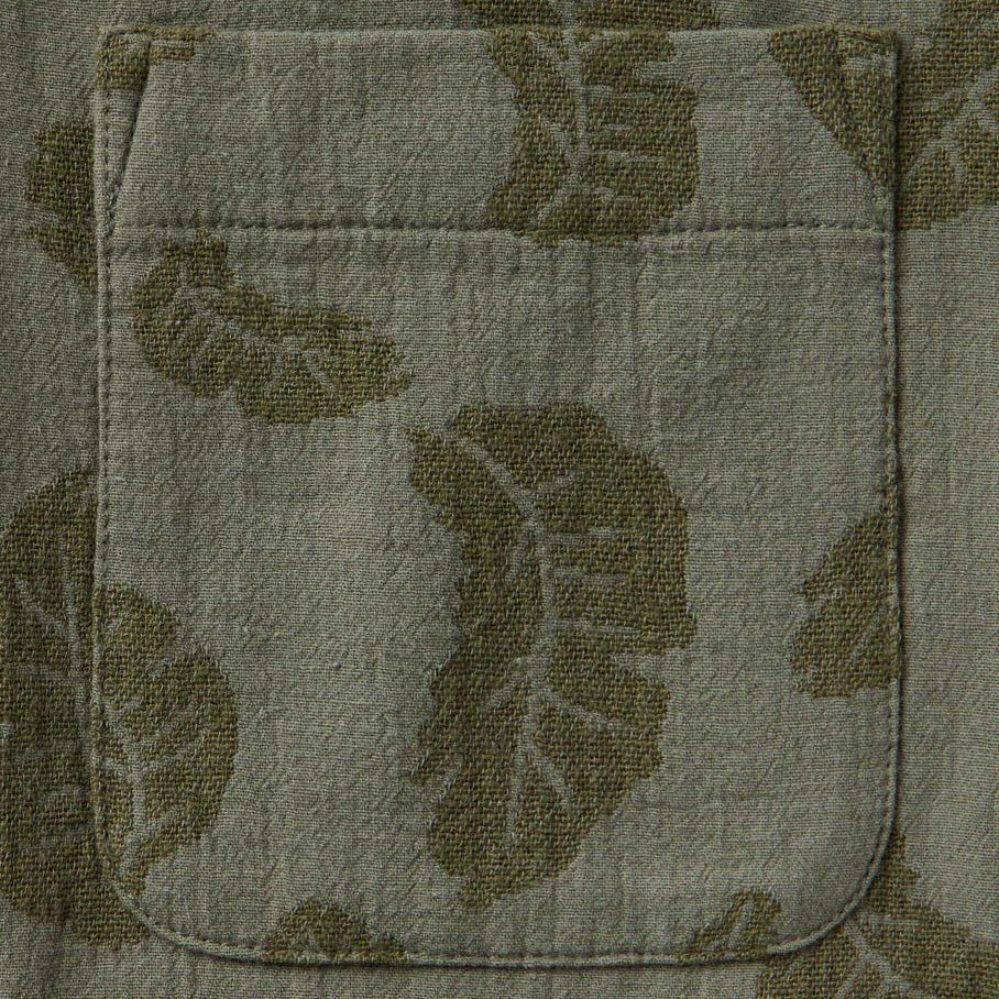 The Hawthorne Shirt | Burnt Olive Floral Jacquard