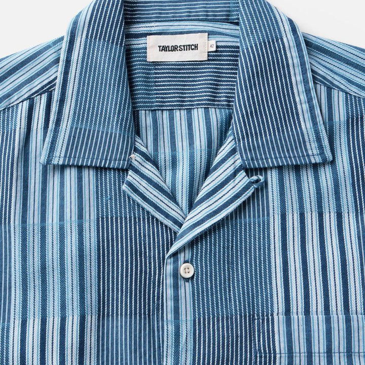 The Hawthorne Shirt | Indigo Patchwork