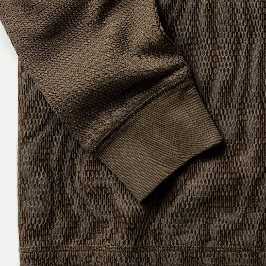 The Organic Cotton Crew | Fatigue Olive Waffle