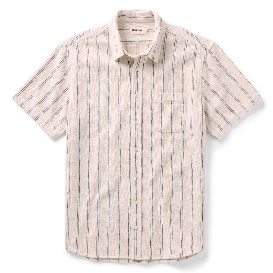 The Short Sleeve California | Tide Stripe Hacci