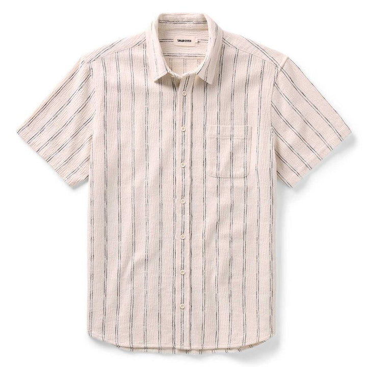 The Short Sleeve California | Tide Stripe Hacci