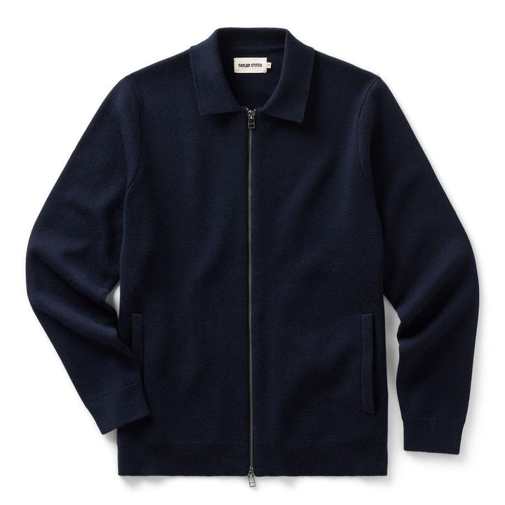 The Portola Sweater Jacket | Midnight Merino