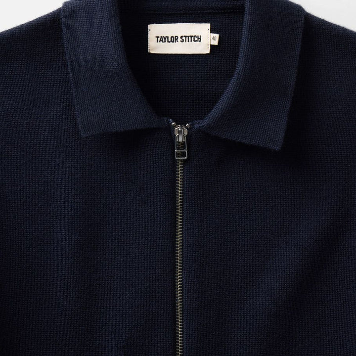The Portola Sweater Jacket | Midnight Merino