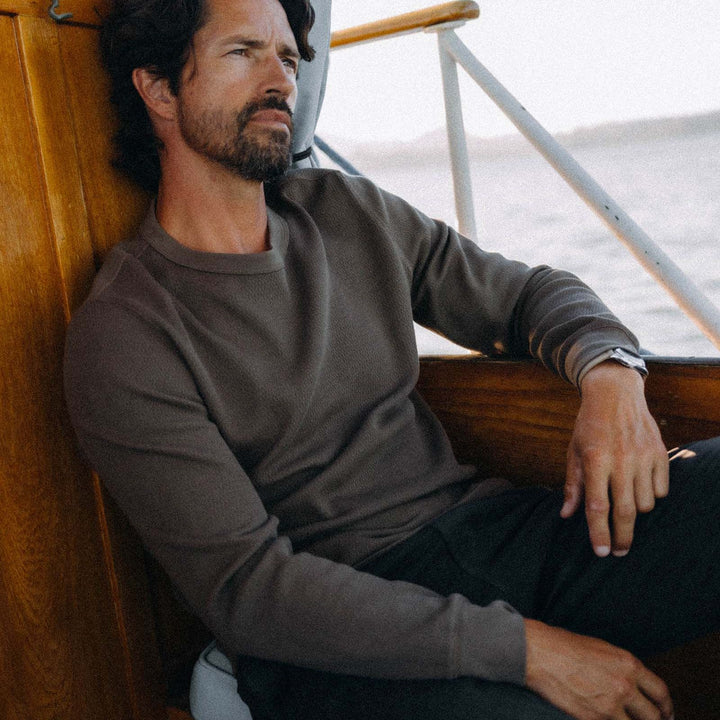 The Organic Cotton Crew | Fatigue Olive Waffle