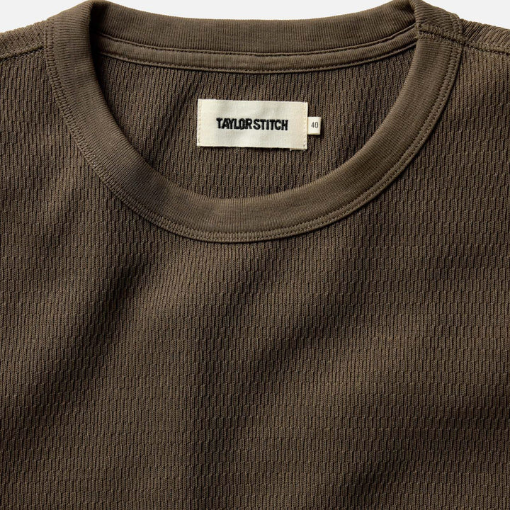 The Organic Cotton Crew | Fatigue Olive Waffle