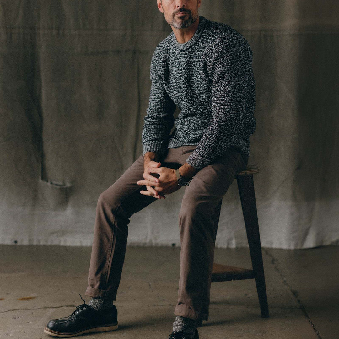 The Chatham Crew | Marine Stripe Jacquard