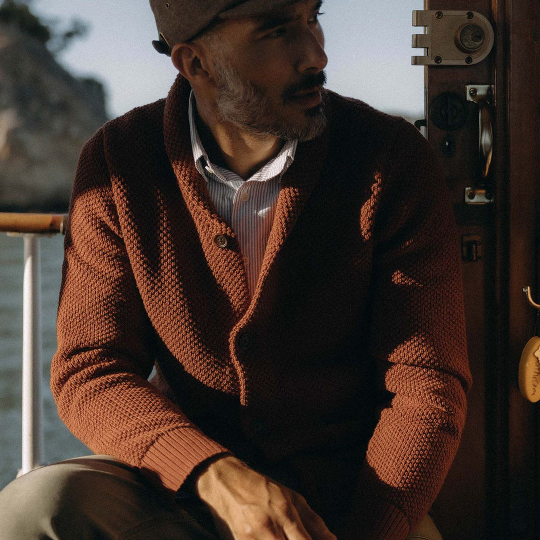 The Crawford Crew Sweater | Rust