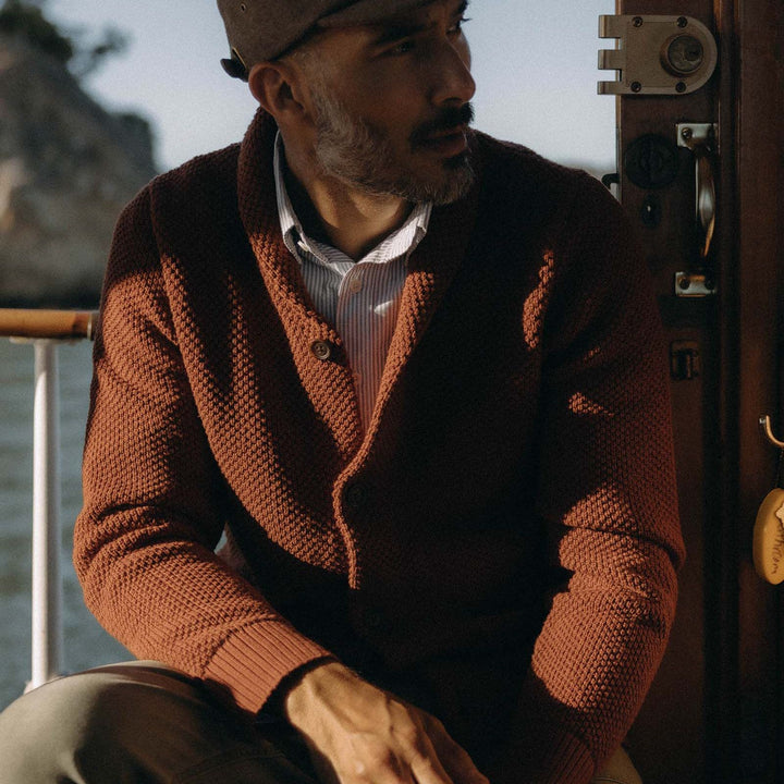 The Crawford Crew Sweater | Rust