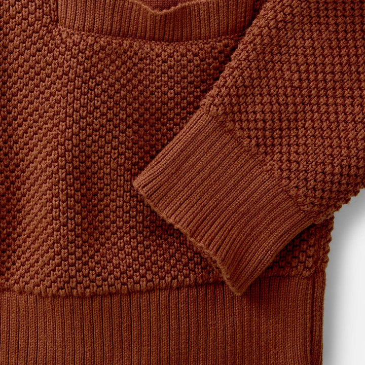 The Crawford Crew Sweater | Rust