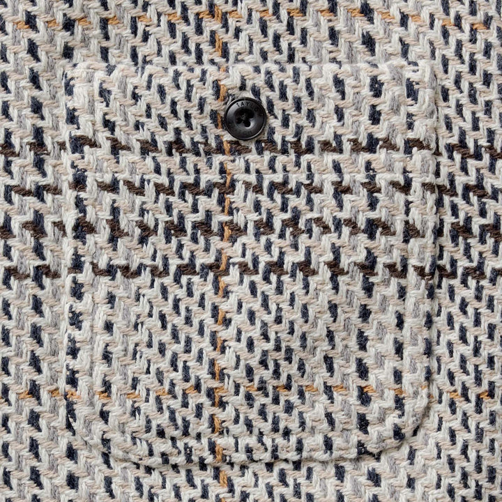 The Cutter Overshirt | Stone Plaid