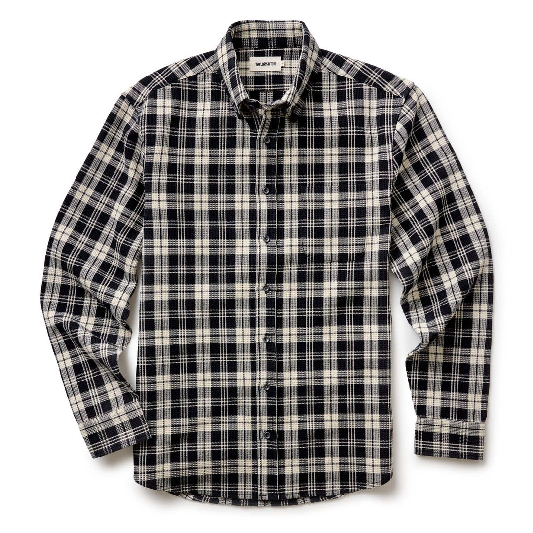 The Jack | Coal Plaid Waffle