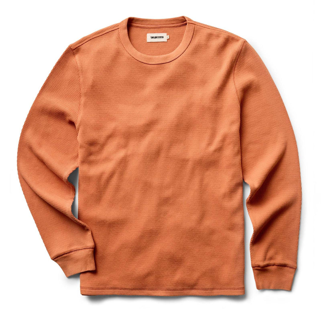 The Organic Cotton Crew | Summit Orange Waffle