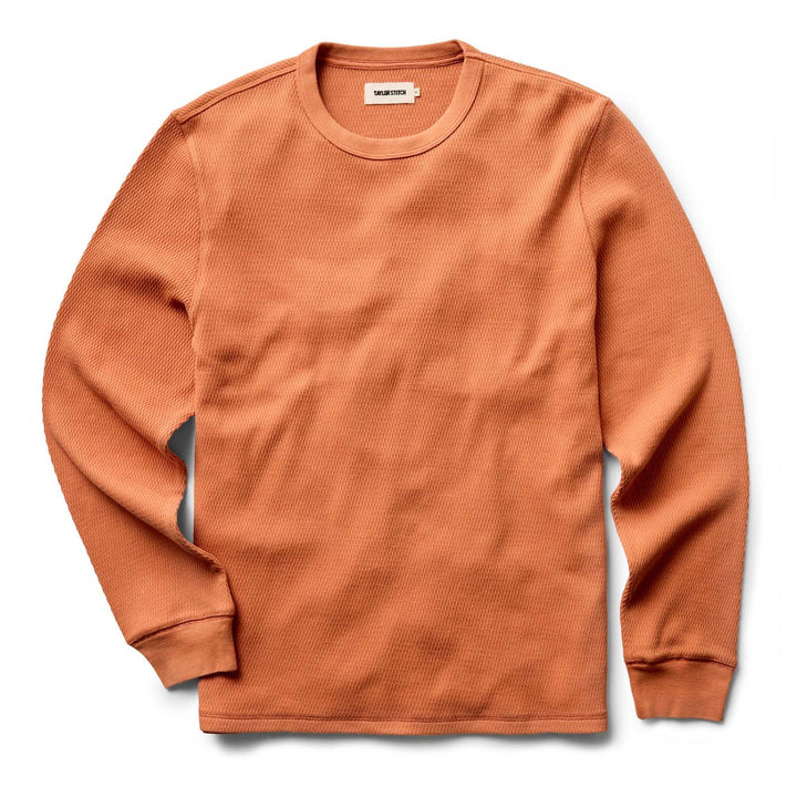 The Organic Cotton Crew | Summit Orange Waffle