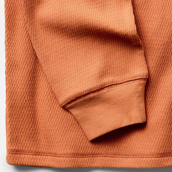 The Organic Cotton Crew | Summit Orange Waffle