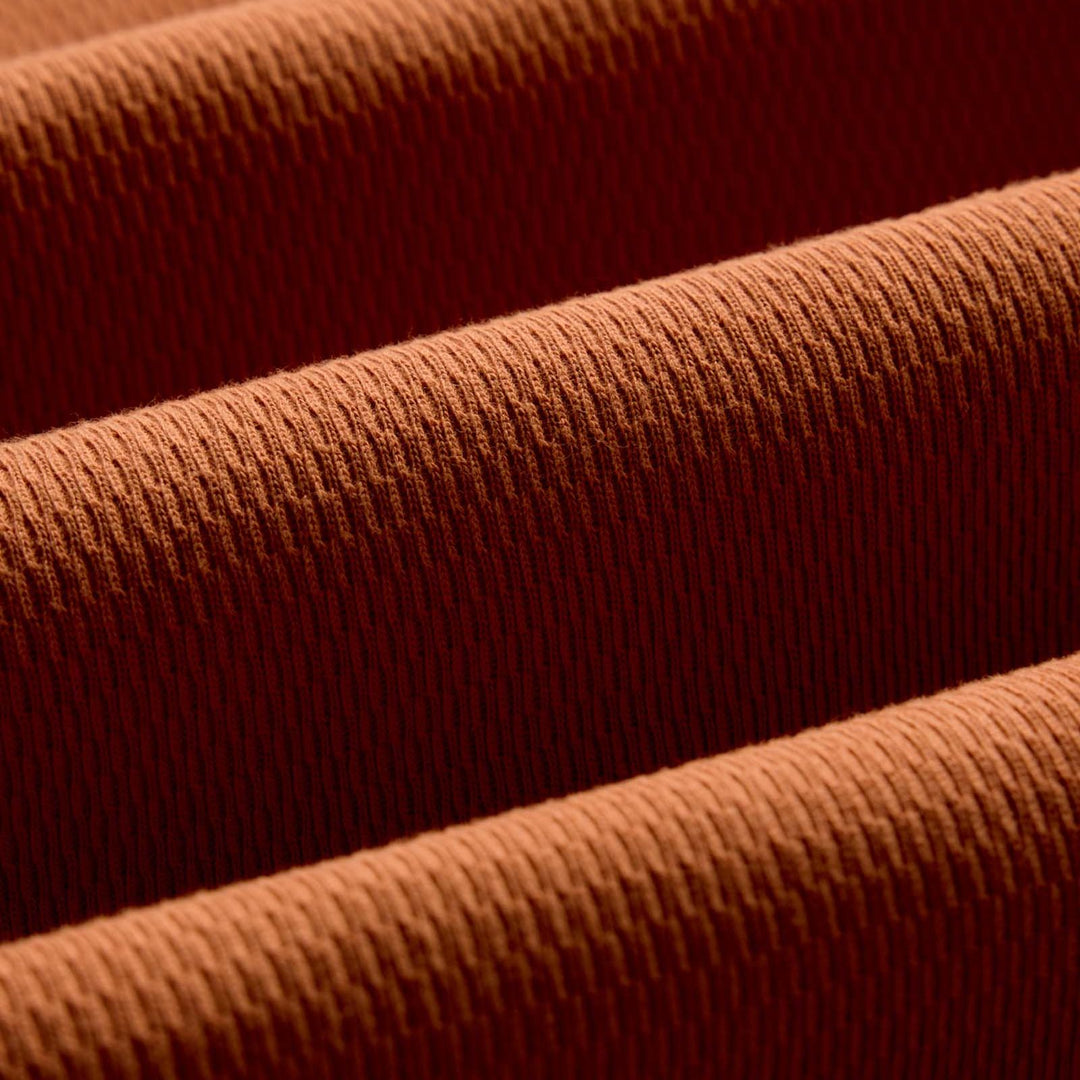 The Organic Cotton Crew | Summit Orange Waffle