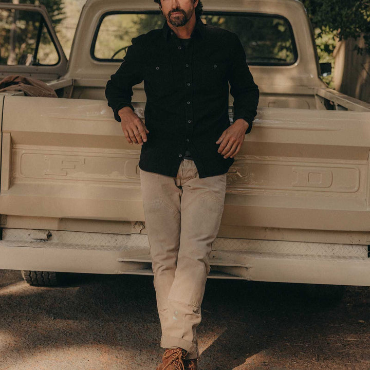 The Utility Shirt | Black Indigo Sashiko