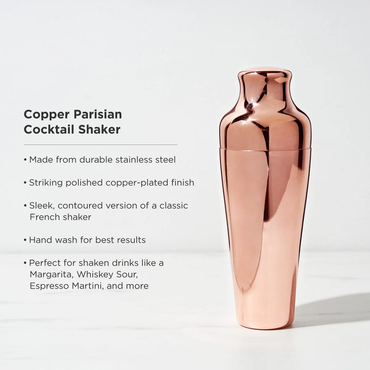 Parisian Cocktail Shaker l Copper