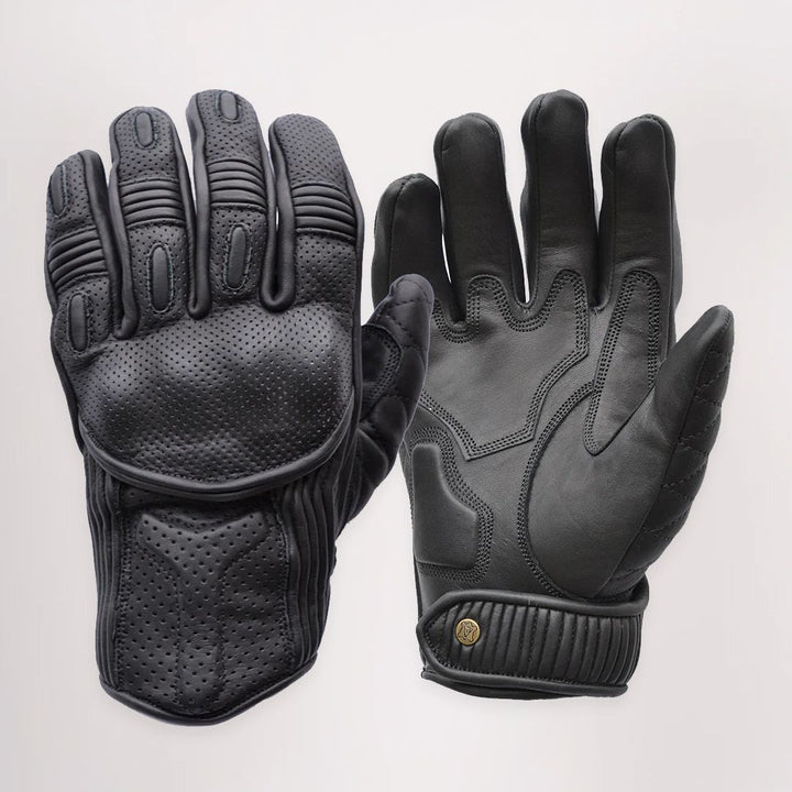 Silk Lined Predator Gloves - Black