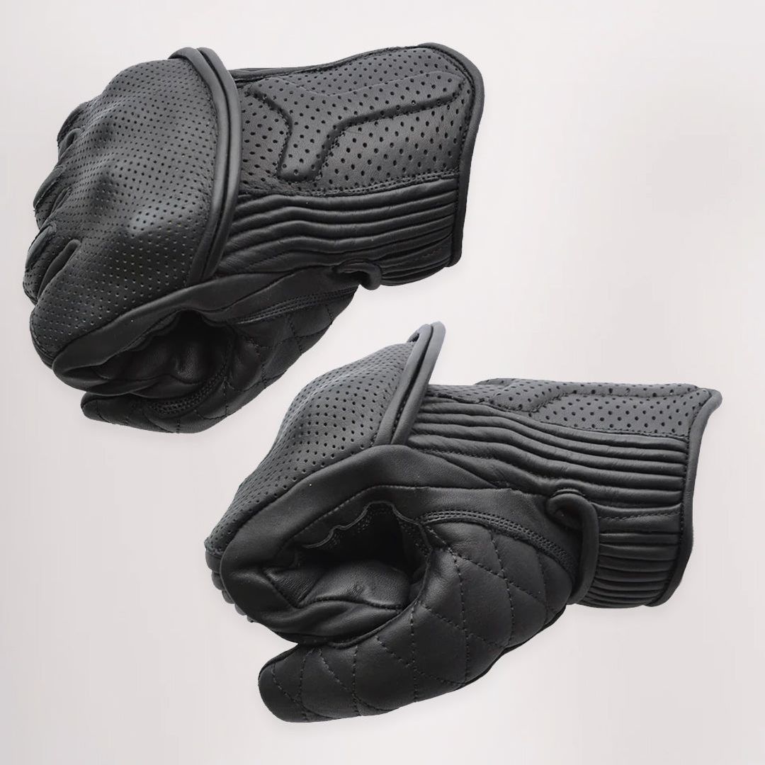 Silk Lined Predator Gloves - Black