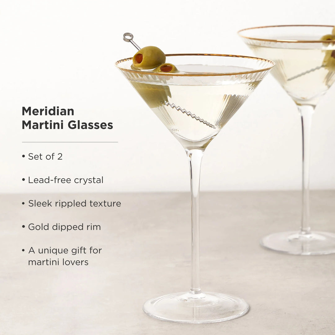 Meridian Martini Glasses