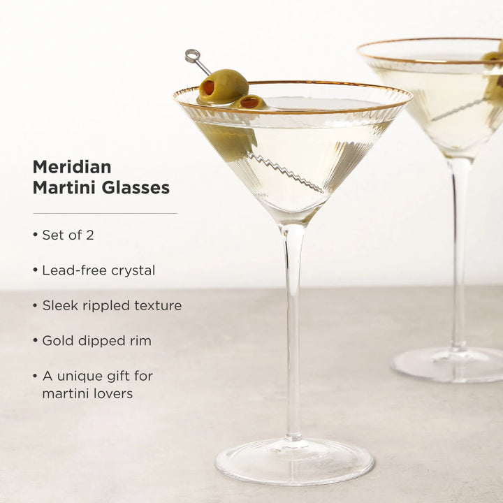 Meridian Martini Glasses