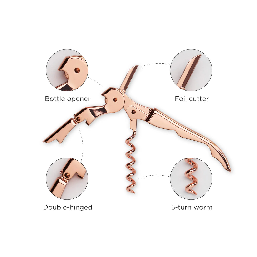 Summit Double-Hinged Corkscrew | Copper