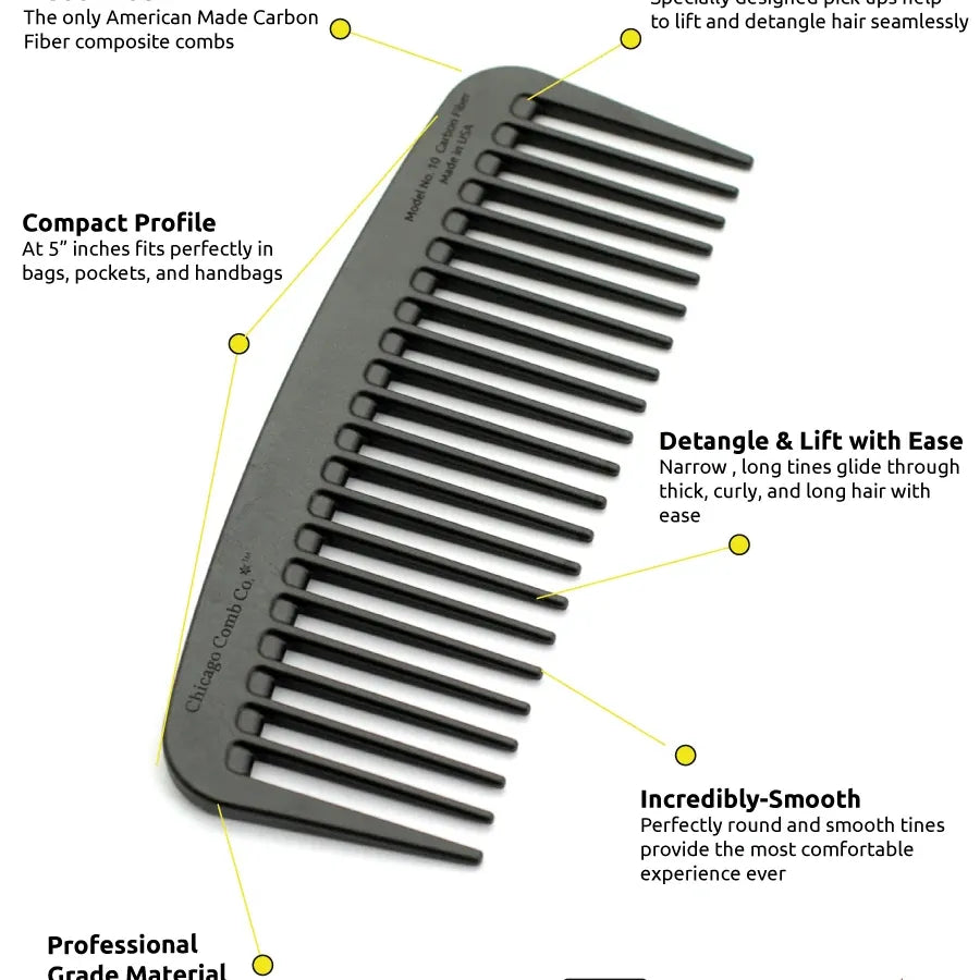 No. 10 Carbon Fiber Comb