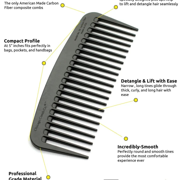 No. 10 Carbon Fiber Comb