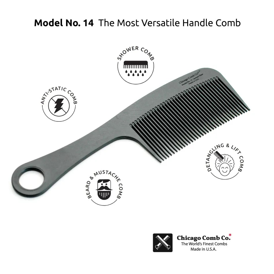 Model No. 14 Carbon Fiber Comb