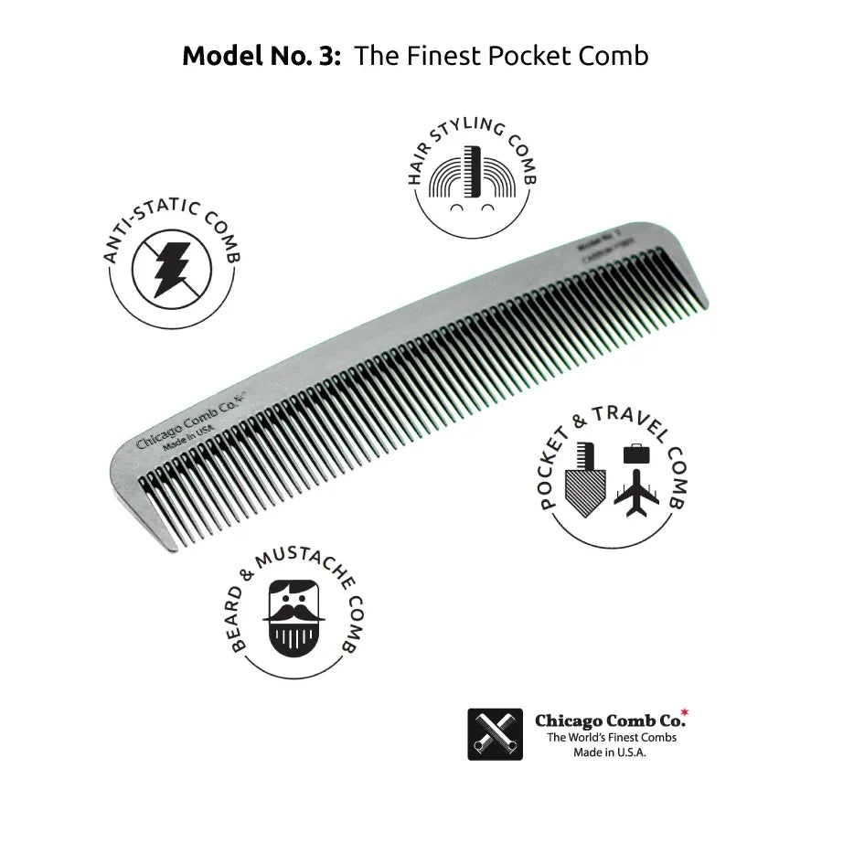 Model No. 3 Carbon Fiber Comb