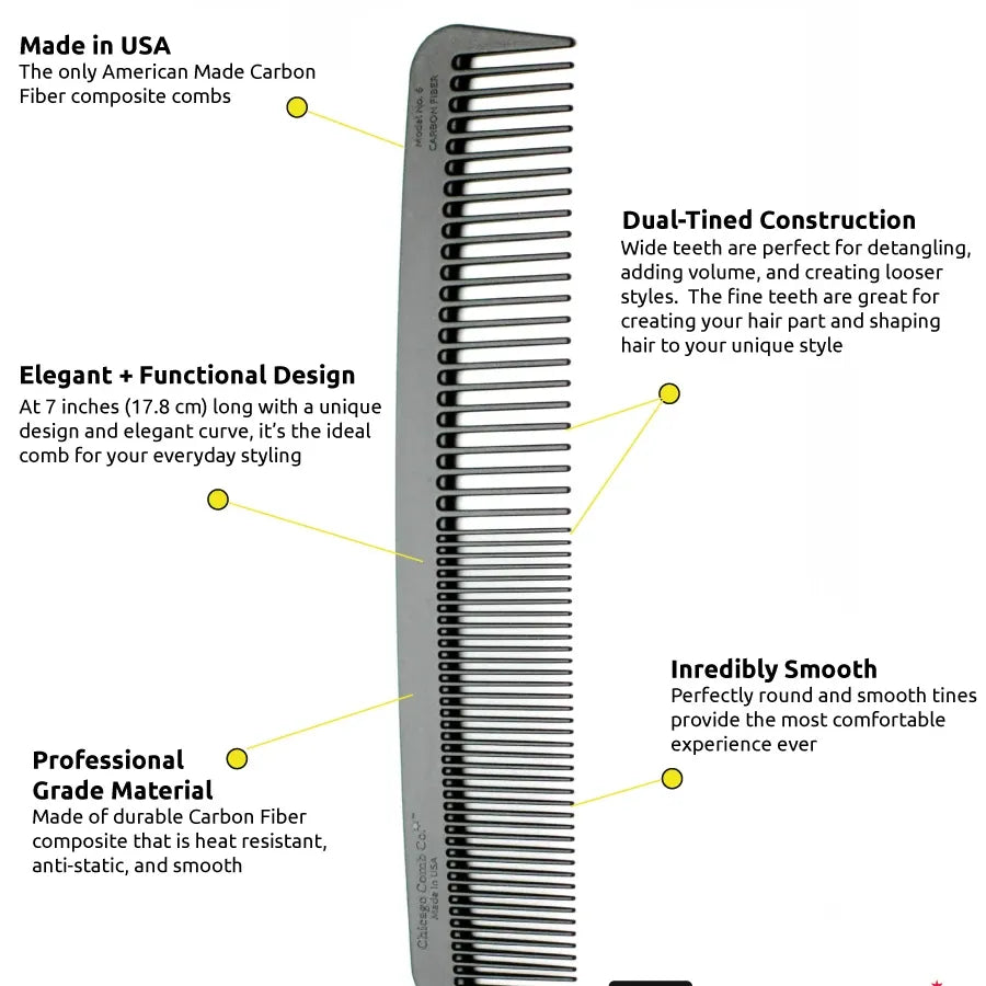 No. 6 Carbon Fiber Comb