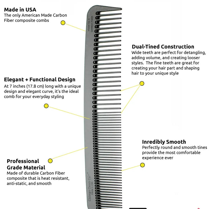 No. 6 Carbon Fiber Comb
