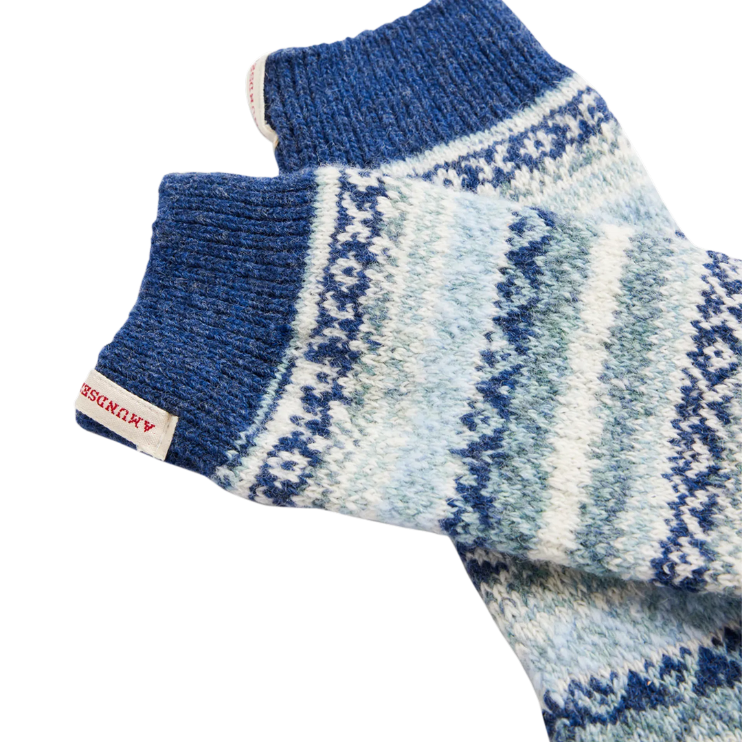 Skauen Mid Calf Socks | Faded Navy