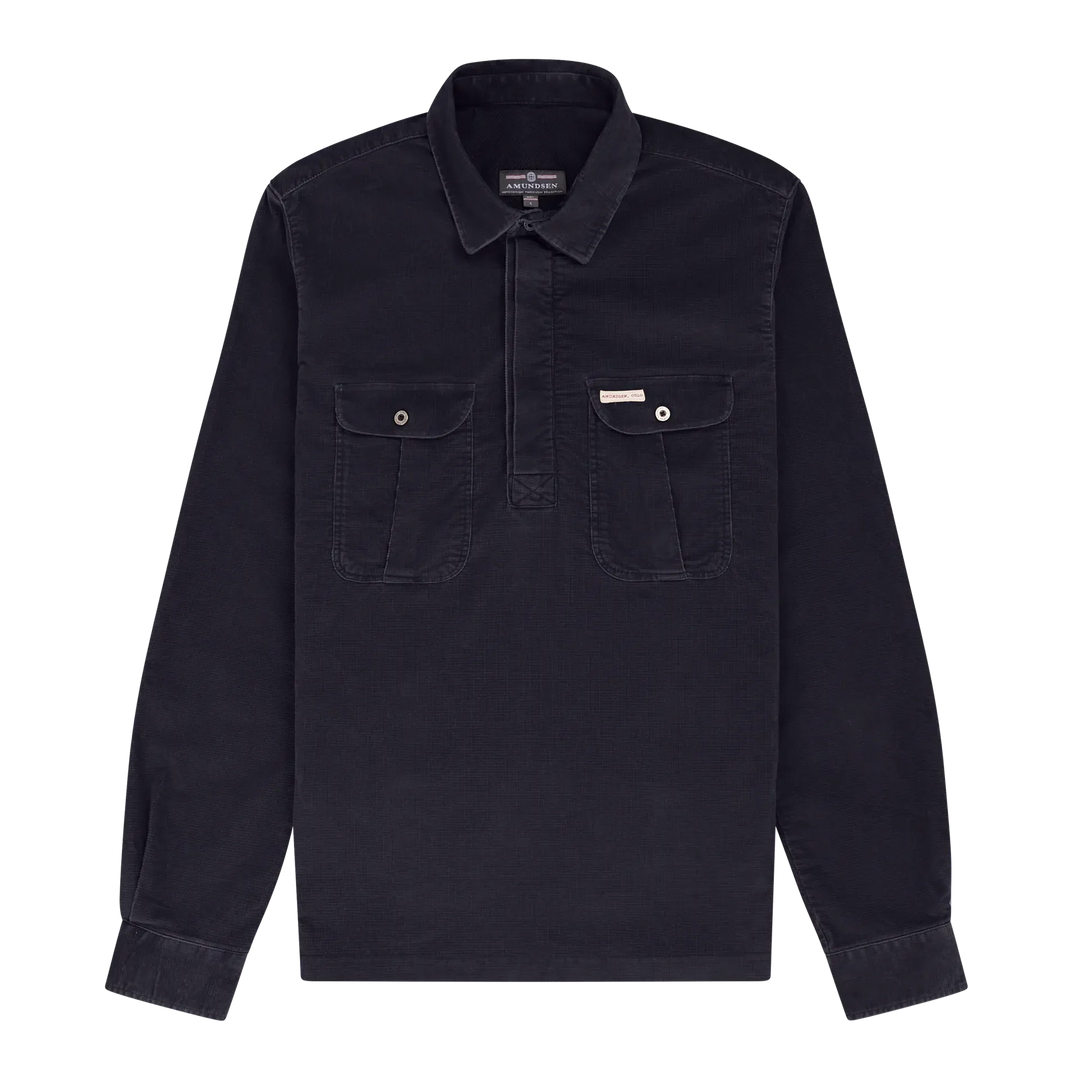 Ranger Velvet Half-Zip | Faded Navy