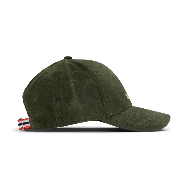 Waxed Cotton Cap | Olive