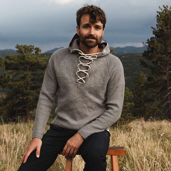 Boiled Hoodie Laced | Light Grey