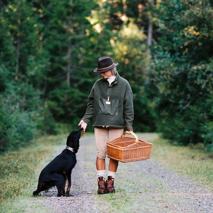 Vagabond Waxed Fleece | Nato/Green