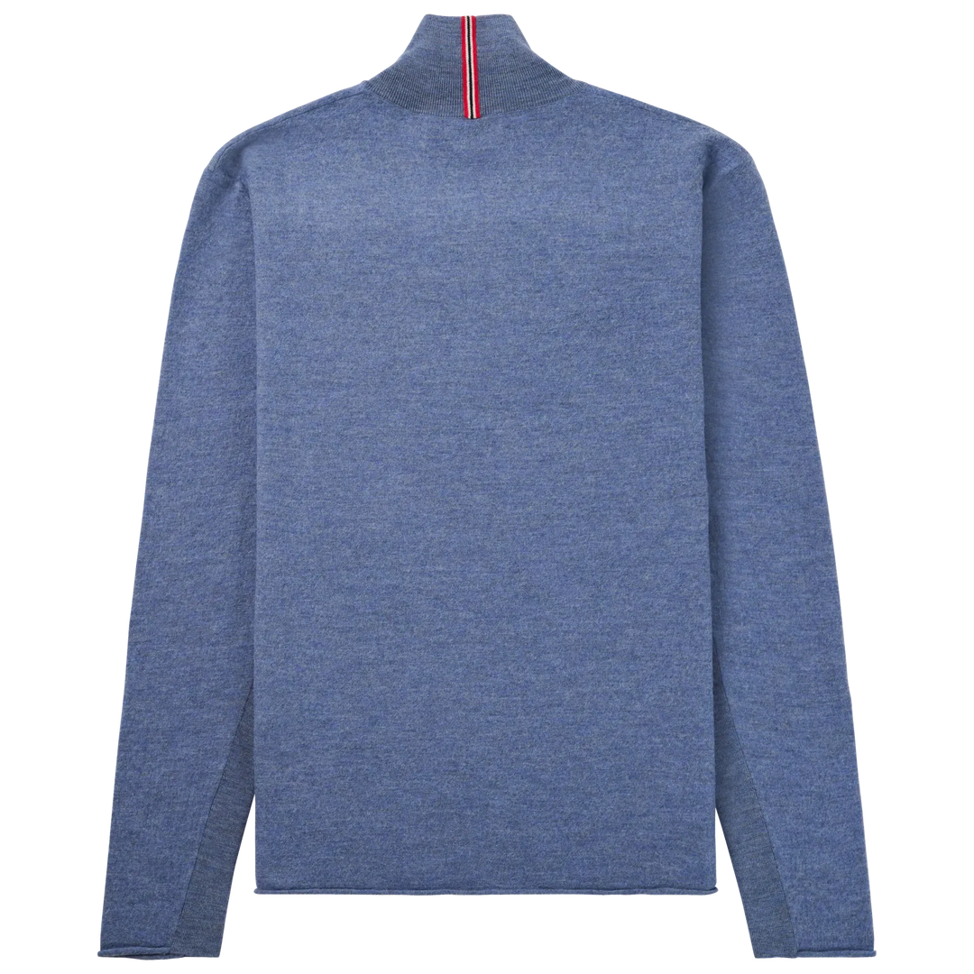 Boiled Half Zip | Denim Blue
