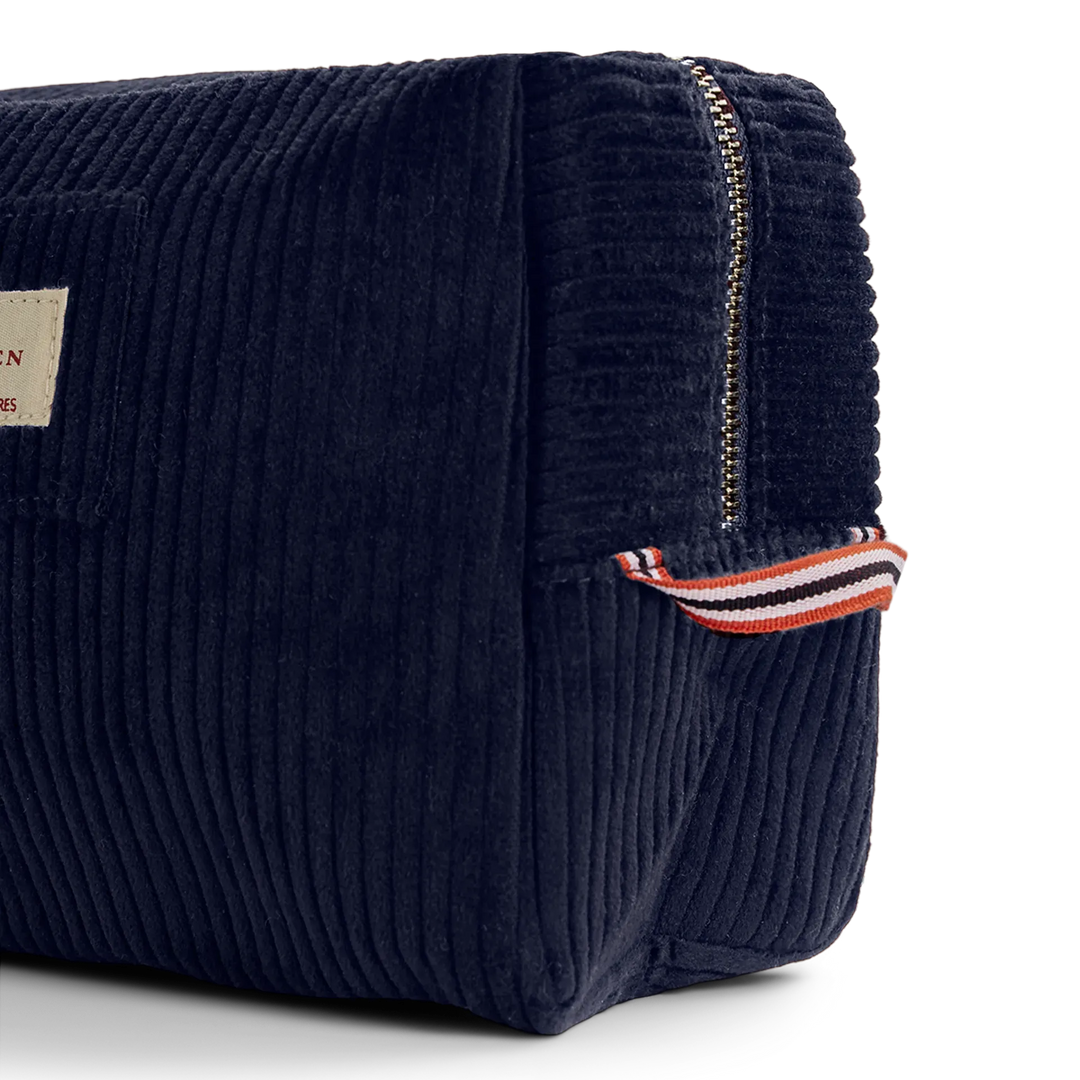 Corduroy Wash Bag | Faded Navy