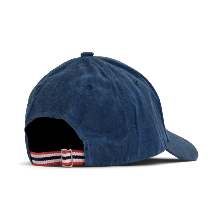 Waxed Cotton Cap | Faded Navy
