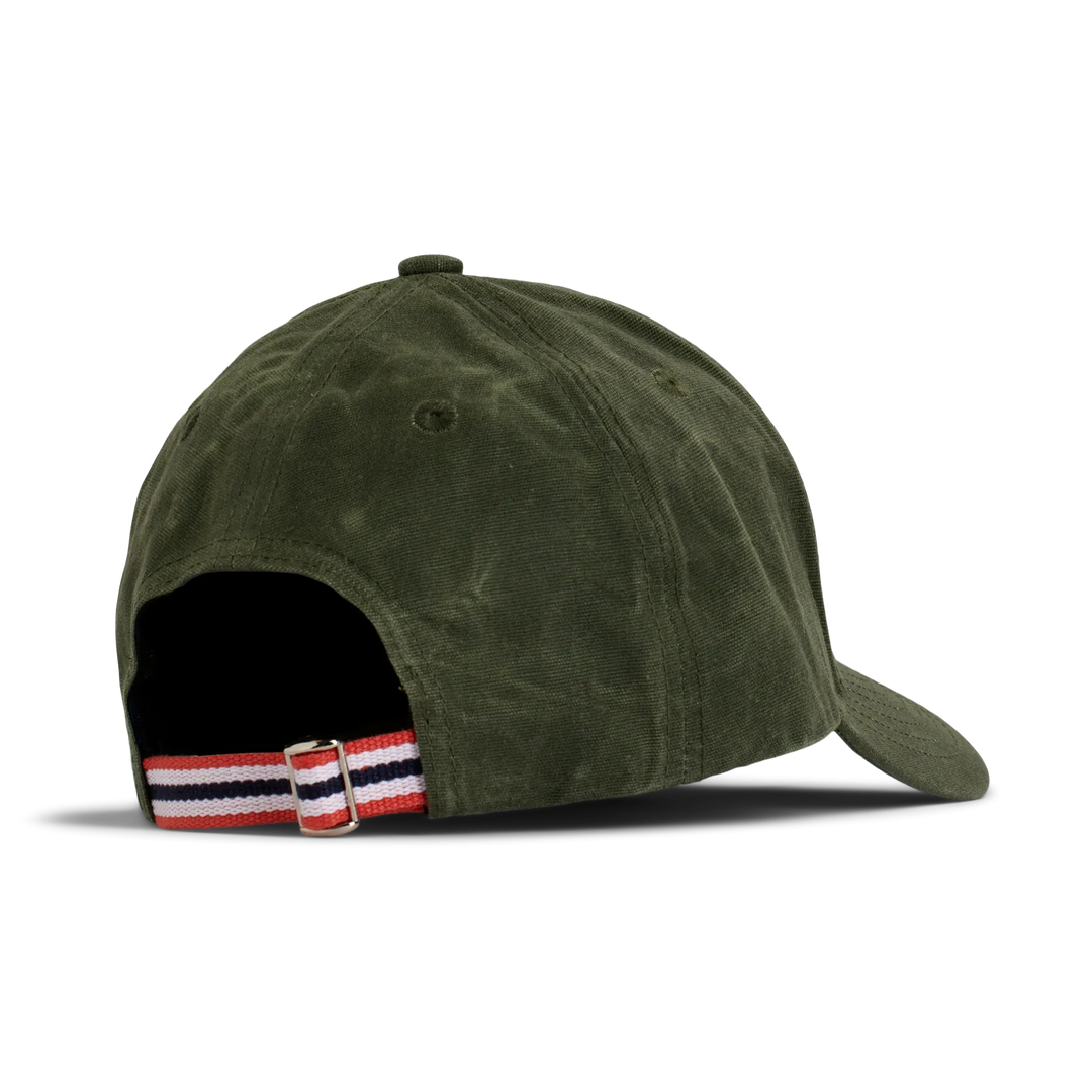 Waxed Cotton Cap | Olive