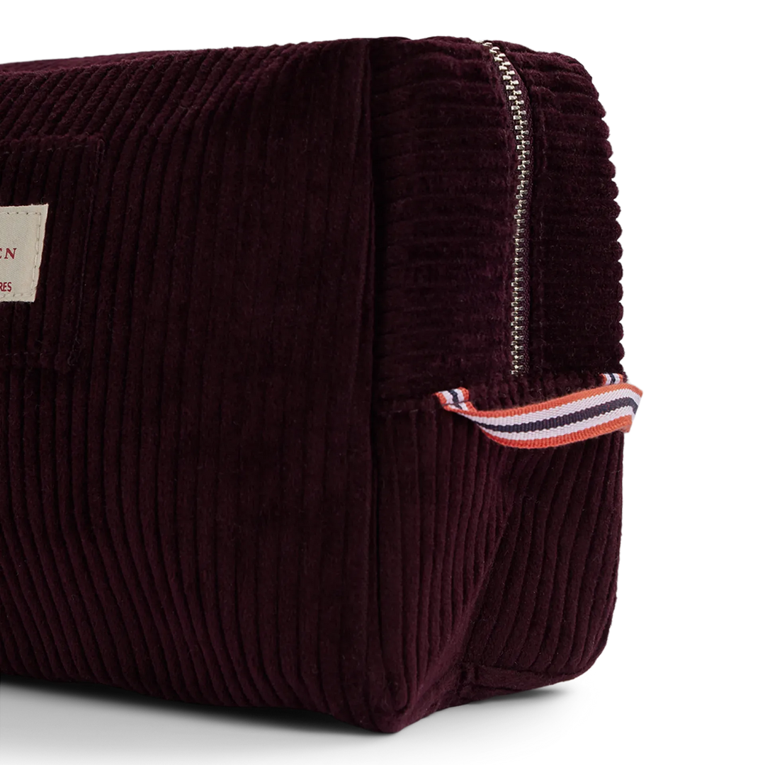 Corduroy Wash Bag | Heather
