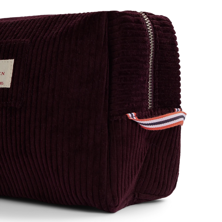 Corduroy Wash Bag | Heather