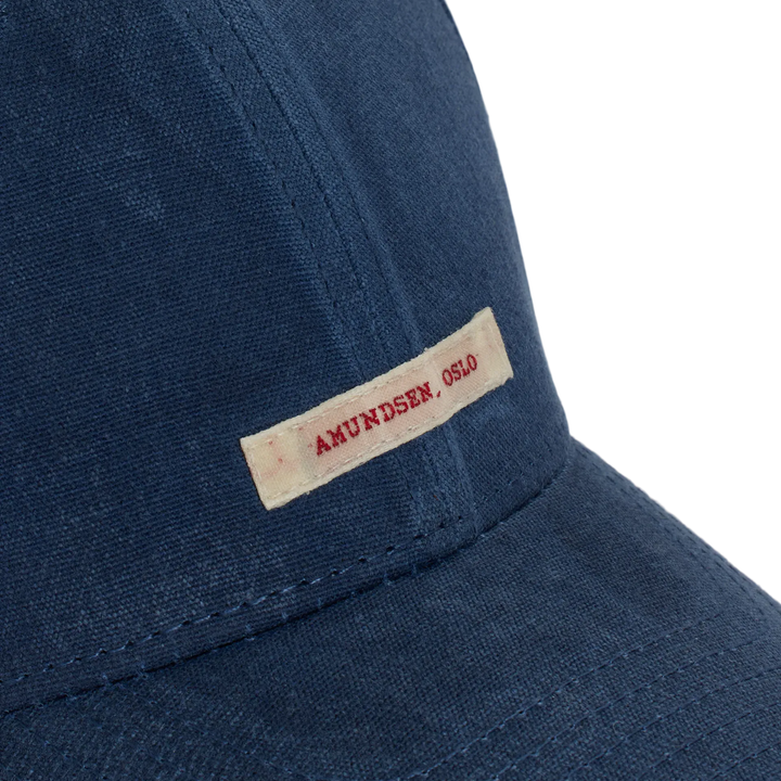 Waxed Cotton Cap | Faded Navy