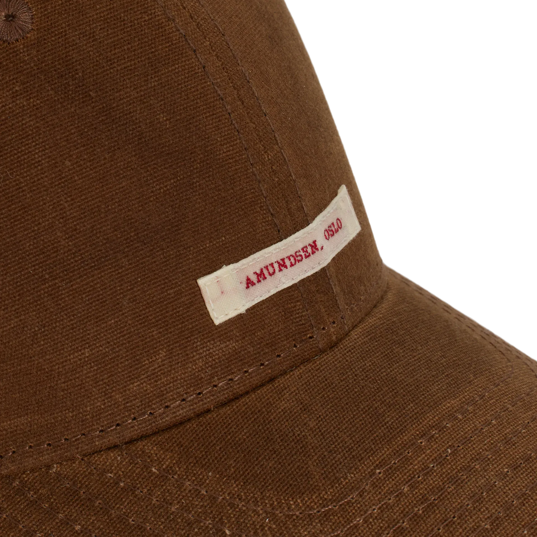 Waxed Cotton Cap | Tan