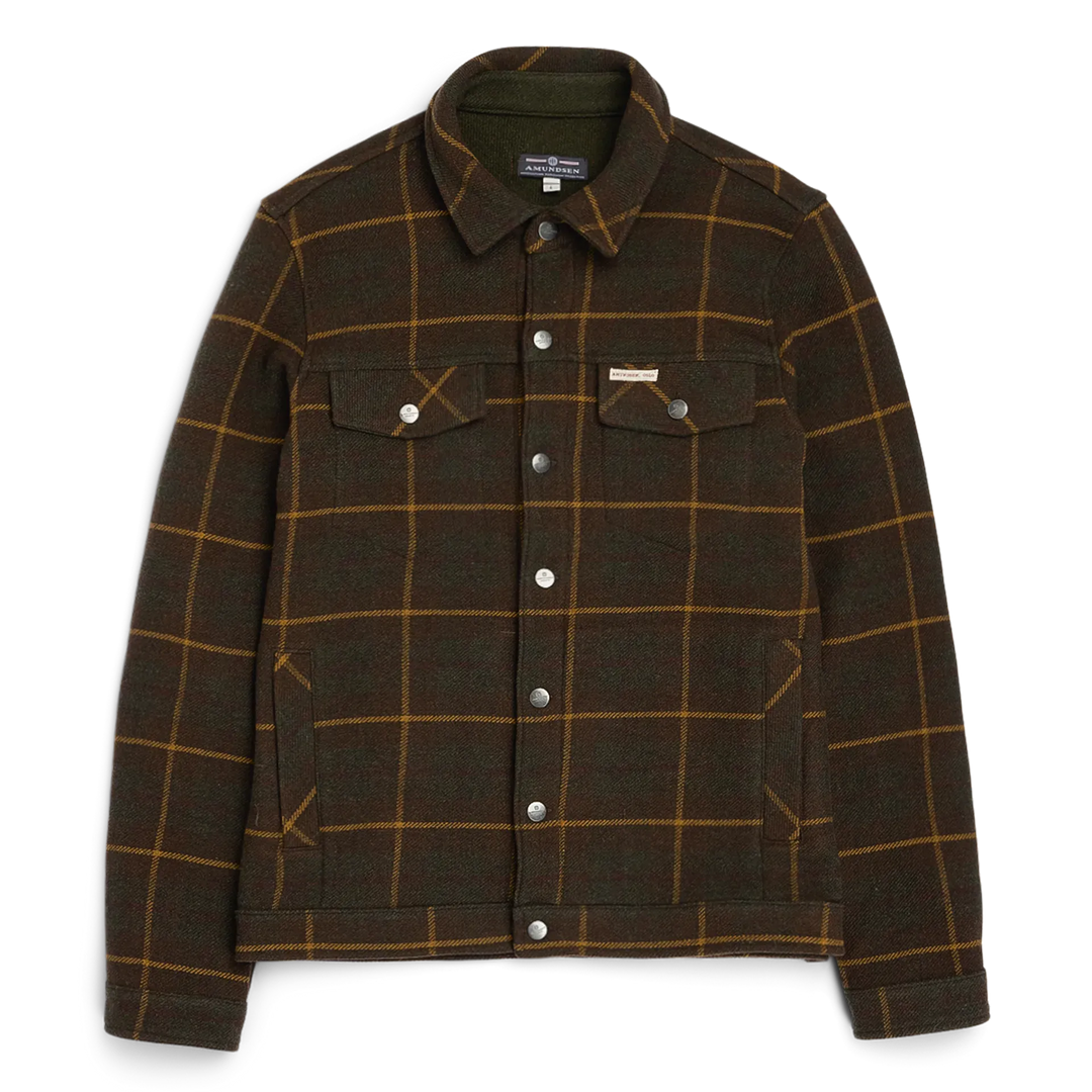 Wool Jacket Unisex | Hunter Brown Checks